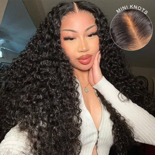 Ready to Wear Glueless Human hair Deep wave Wig