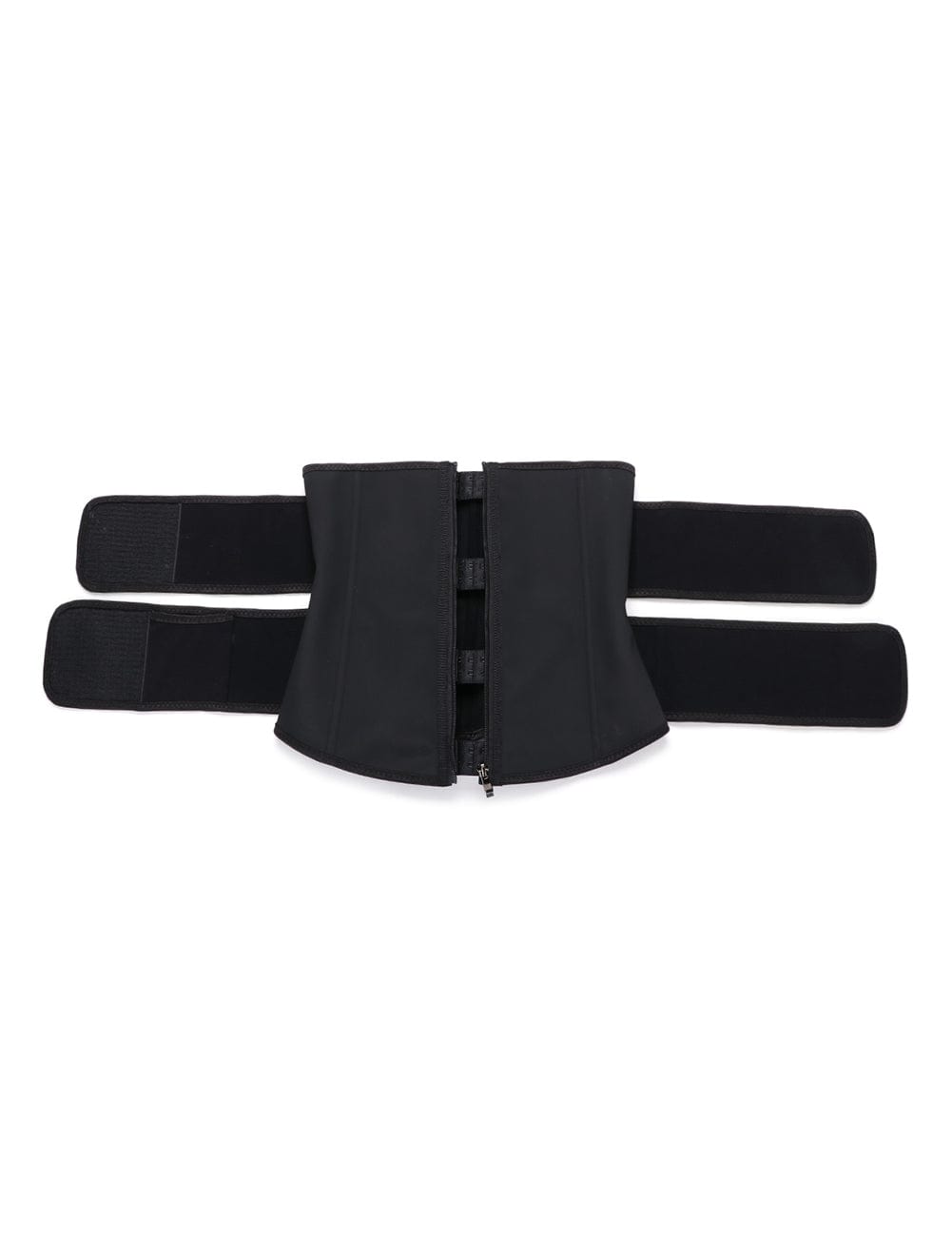 MT190009 — Plus-Size Latex Waist Trainer with Double Belts and 7 Steel Bones