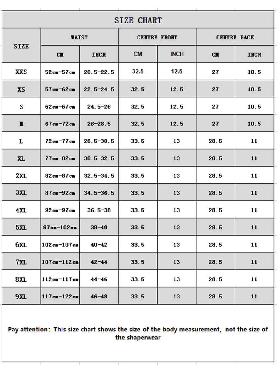 MT200078 — Ceinture gainante en latex grande taille avec zip et sangle réglable