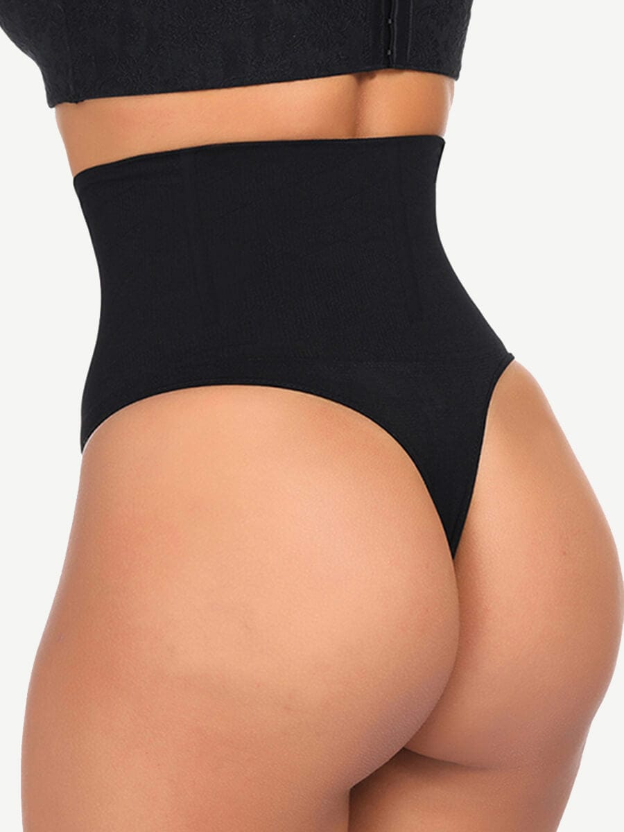MT200283 — Seamless Shaping Thong with Four Steel Bones