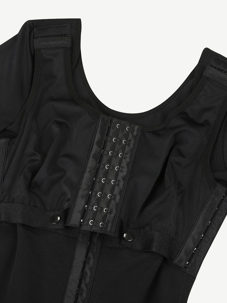 Gaine à manches et finition dentelle