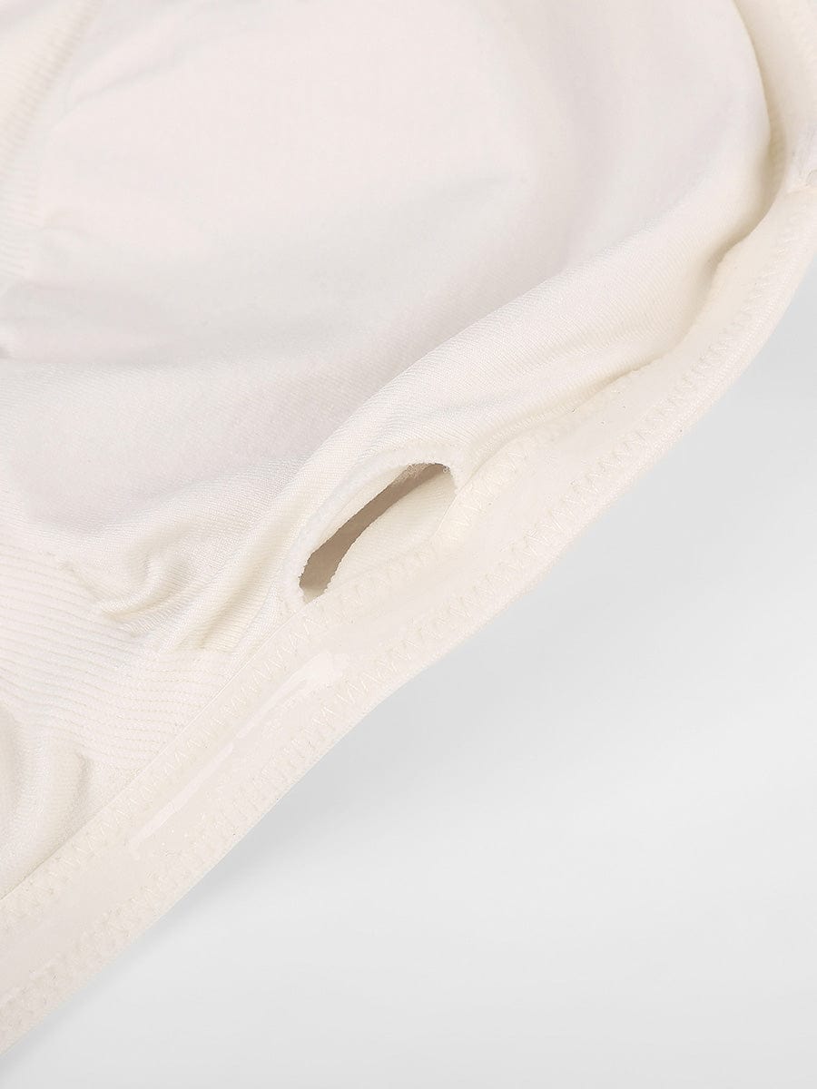 Soutien-gorge bandeau sans armatures à coussinets amovibles