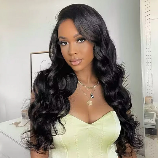 Ready to Wear Glueless Human hair Body wave Wig