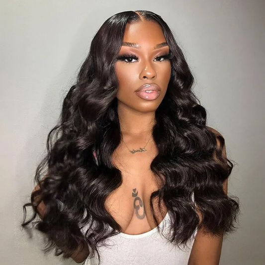 Ready to Wear Glueless Human hair Ocean wave Wig
