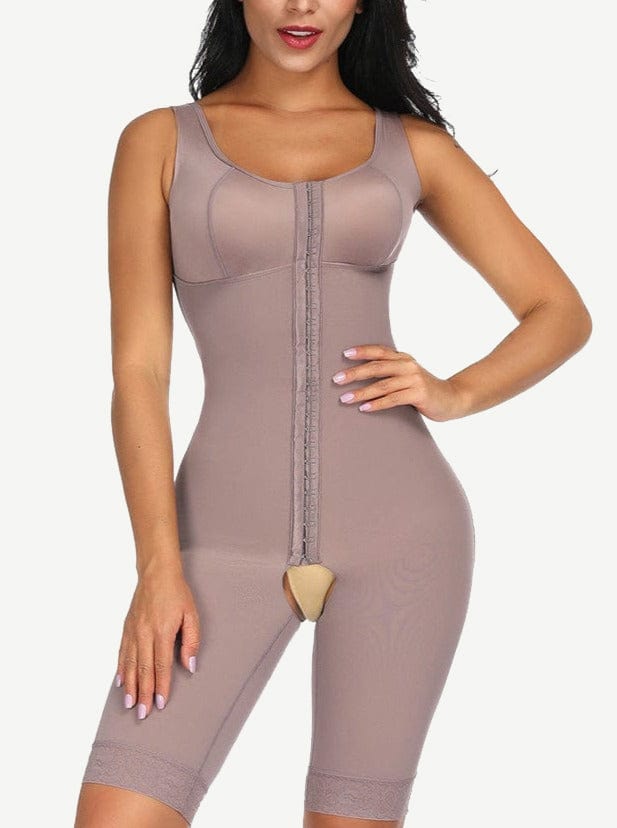 Gaine extensible grande taille à poitrine non rembourrée