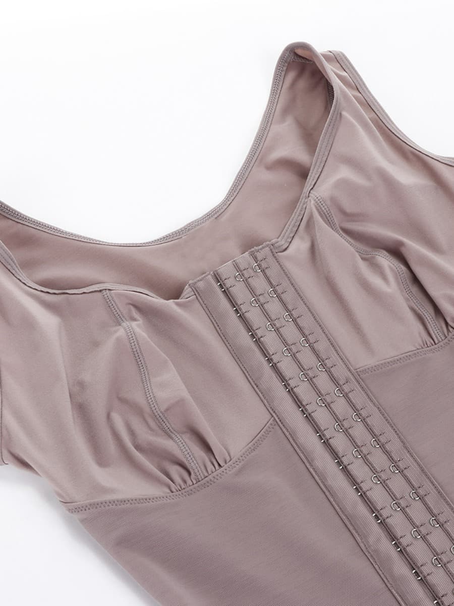 Gaine extensible grande taille à poitrine non rembourrée
