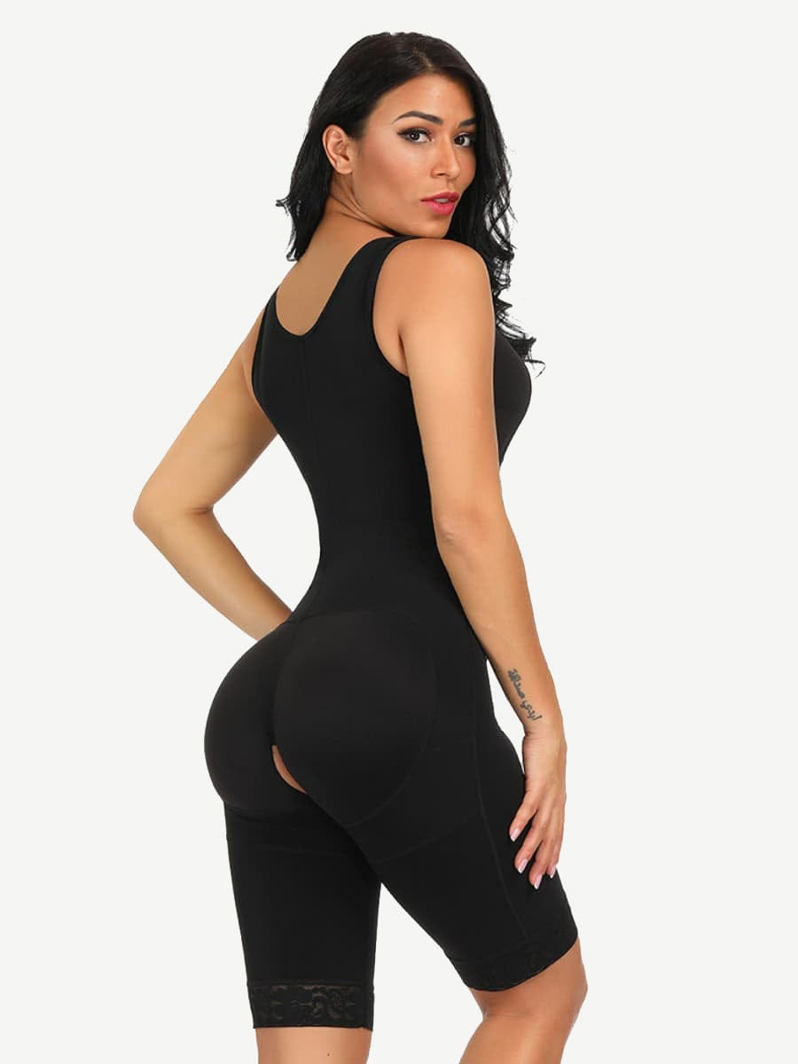 Gaine extensible grande taille à poitrine non rembourrée