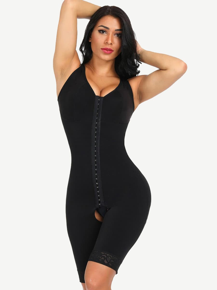 Gaine extensible grande taille à poitrine non rembourrée