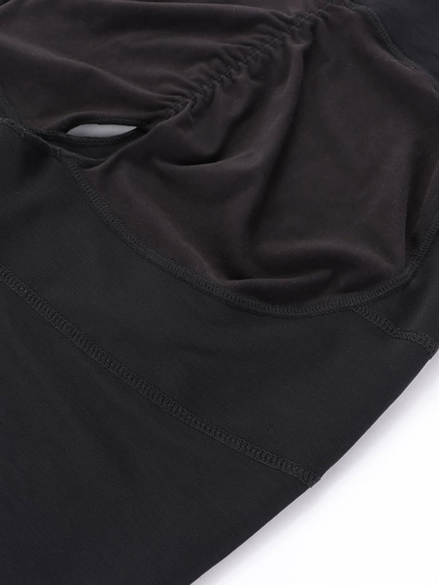 Gaine extensible grande taille à poitrine non rembourrée