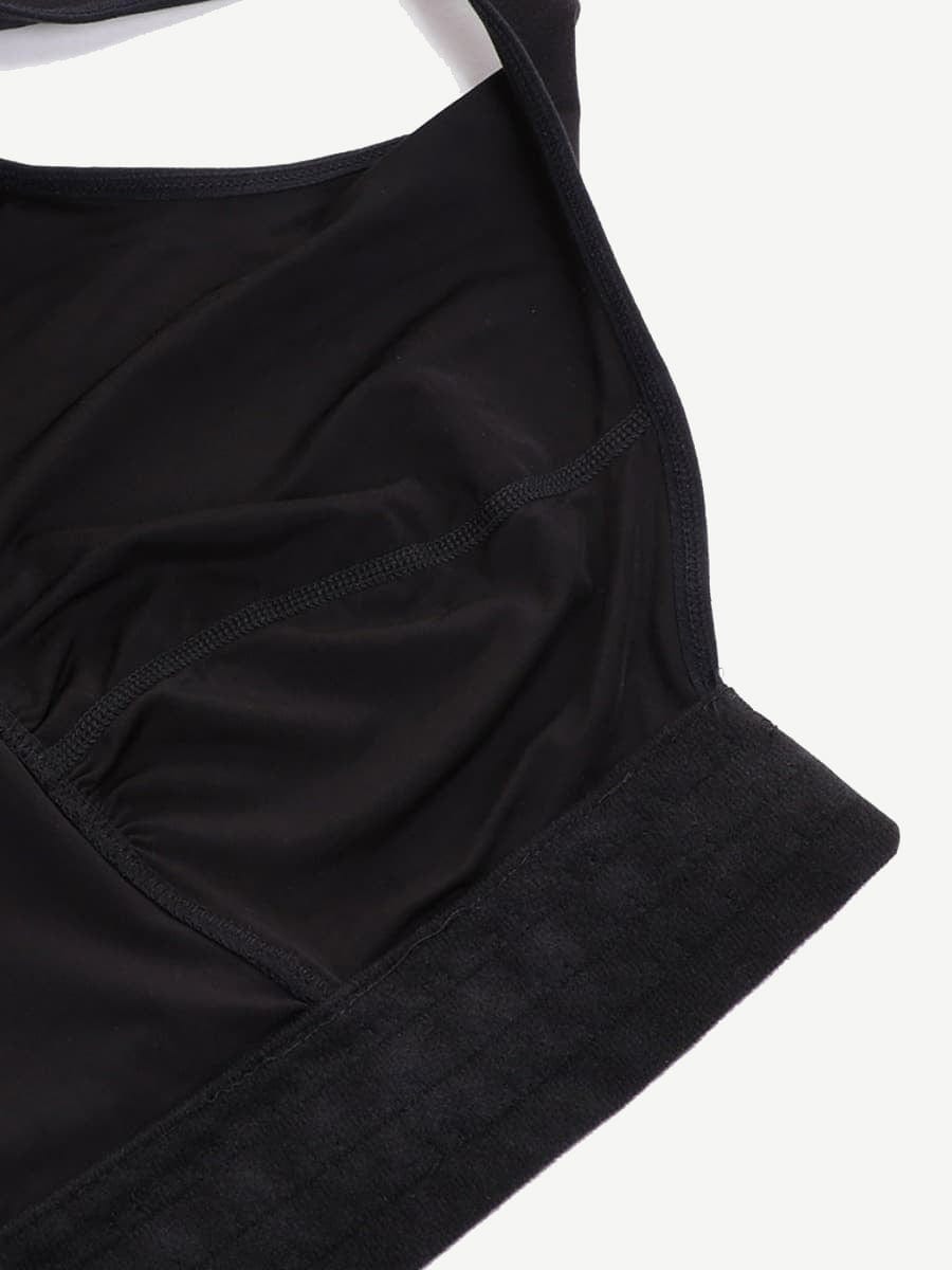 Gaine extensible grande taille à poitrine non rembourrée