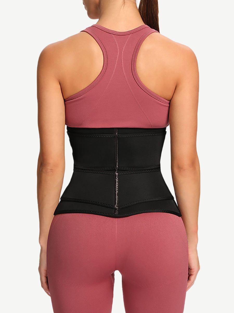 B195063 — Plus-Size Neoprene Waist Trainer with Adjustable Closure