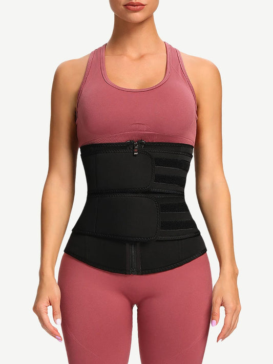 B195063 — Plus-Size Neoprene Waist Trainer with Adjustable Closure