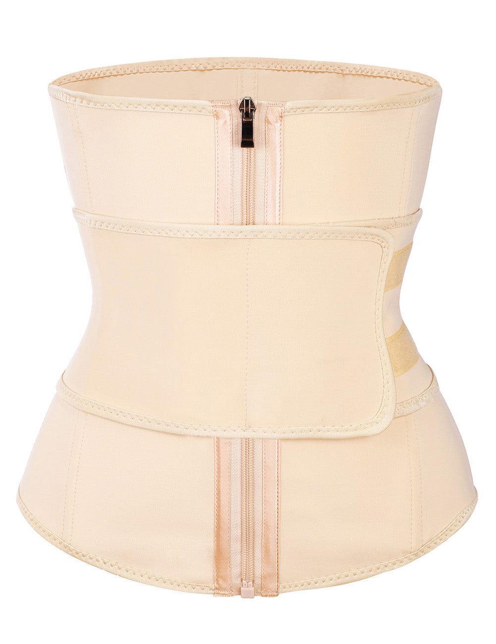 B195079 — Ceinture gainante grande taille doublée avec 7 baleines en acier