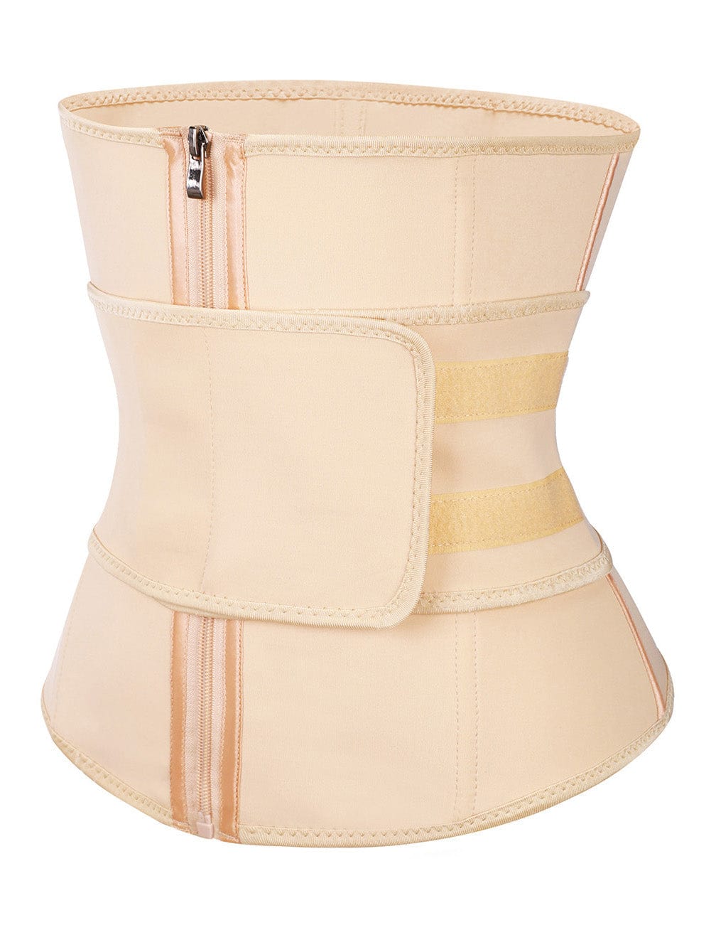 B195079 — Ceinture gainante grande taille doublée avec 7 baleines en acier