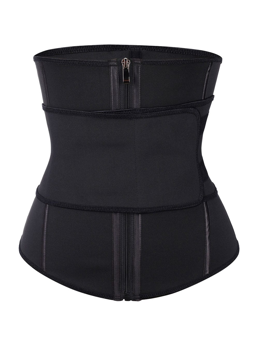 B195079 — Ceinture gainante grande taille doublée avec 7 baleines en acier