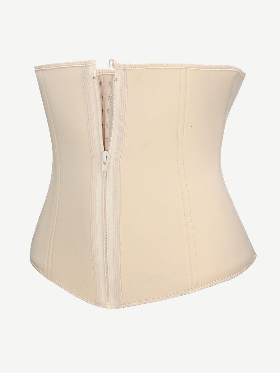 LB40080 — Ceinture gainante grande taille avec zip avant à double couche