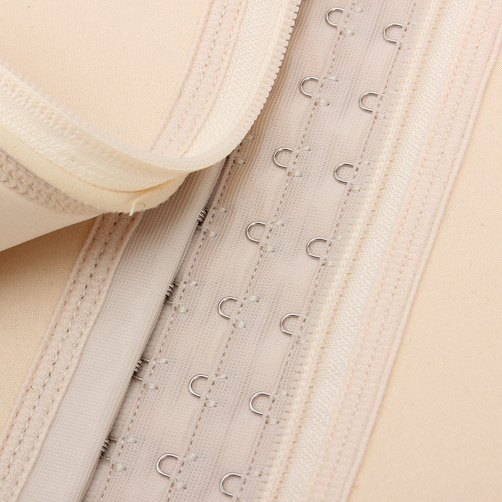 LB40080 — Ceinture gainante grande taille avec zip avant à double couche