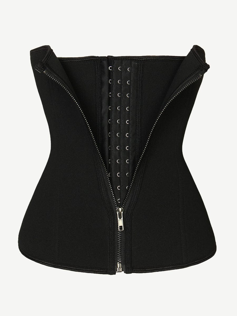 LB40080 — Ceinture gainante grande taille avec zip avant à double couche