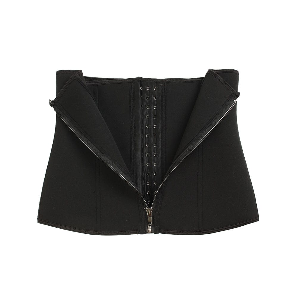 LB40080 — Ceinture gainante grande taille avec zip avant à double couche