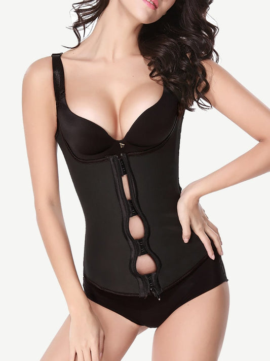 LB4644BK01 — Latex Waist Cincher Vest