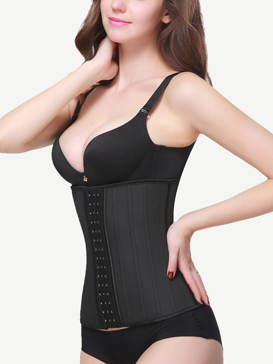 LB4721 — Ceinture gainante en latex avec 25 baleines en acier