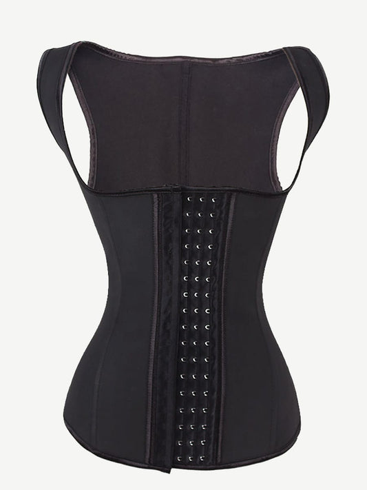 LB4727 — Latex Waist Cincher Vest with Four-Row Hooks