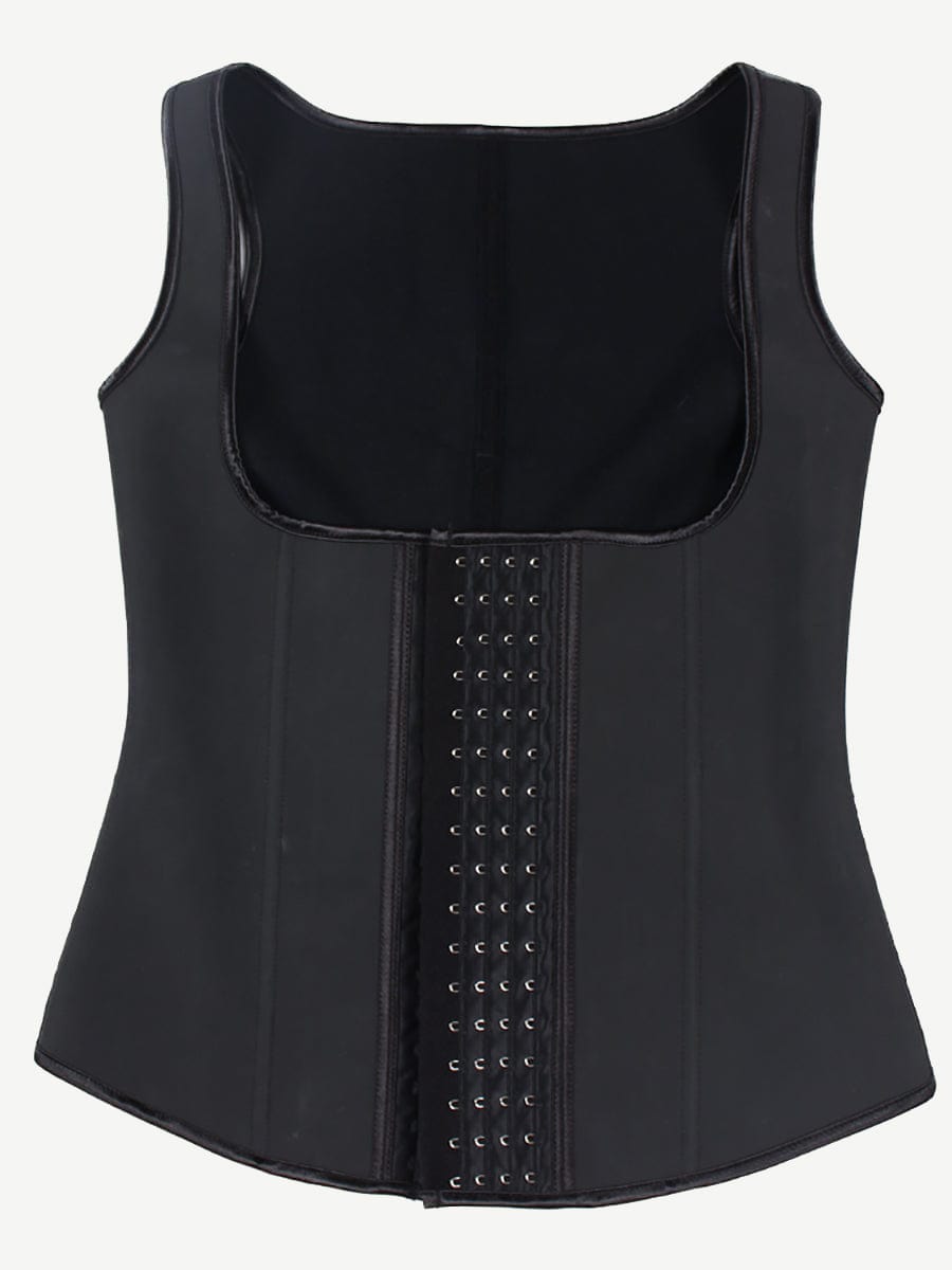 LB4727 — Latex Waist Cincher Vest with Four-Row Hooks