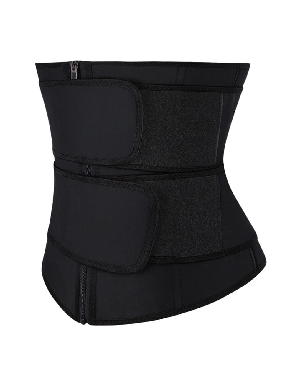 MT190009 — Plus-Size Latex Waist Trainer with Double Belts and 7 Steel Bones