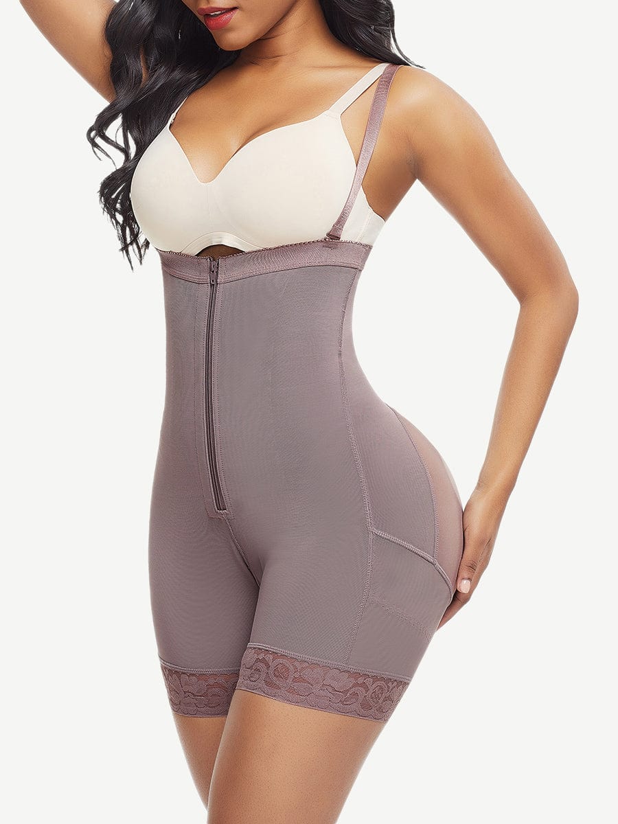 Gaine grande taille à bretelles amovibles