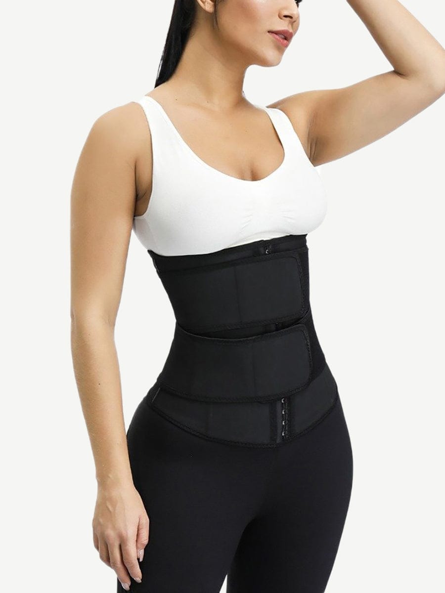 MT190095 — Ceinture gainante en latex grande taille avec 7 baleines