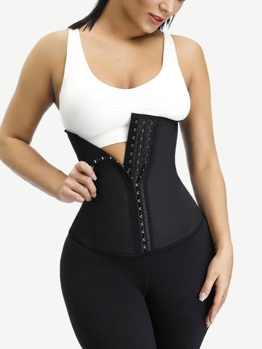 MT190095 — Ceinture gainante en latex grande taille avec 7 baleines