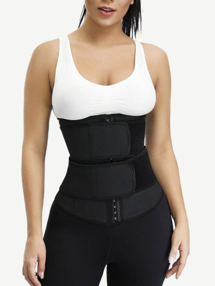 MT190095 — Ceinture gainante en latex grande taille avec 7 baleines