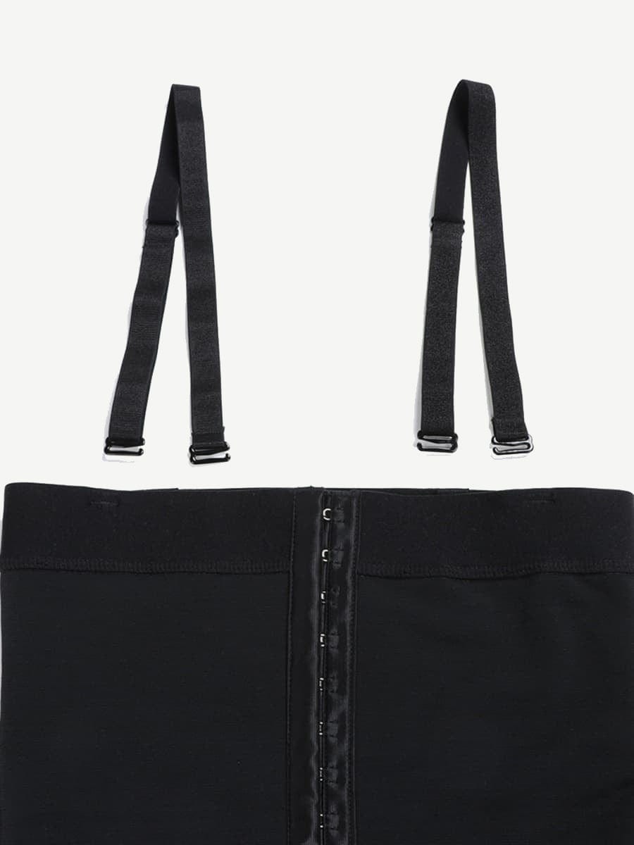 Gaine grande taille à dentelle et maintien abdominal