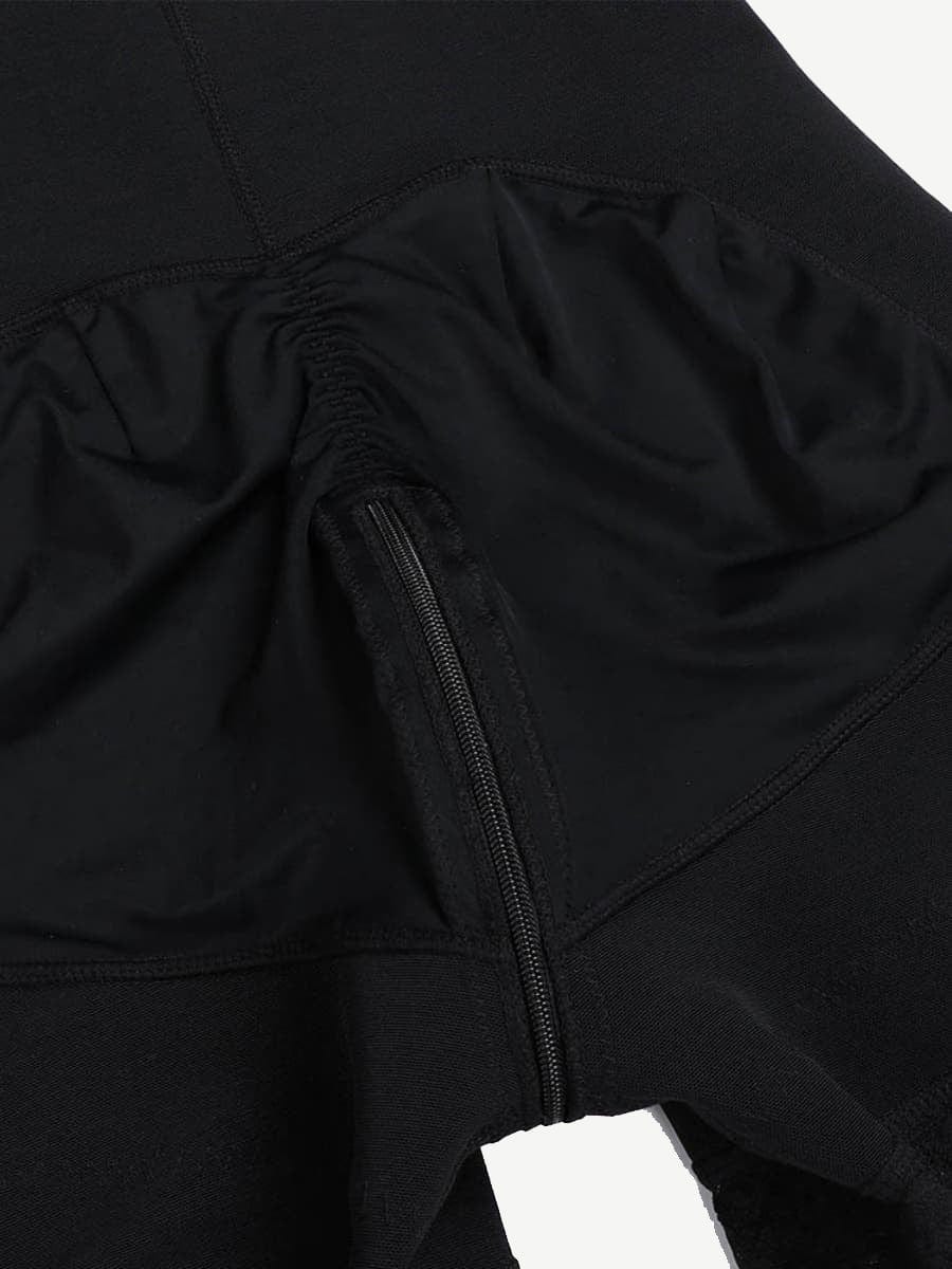 Gaine grande taille à dentelle et maintien abdominal