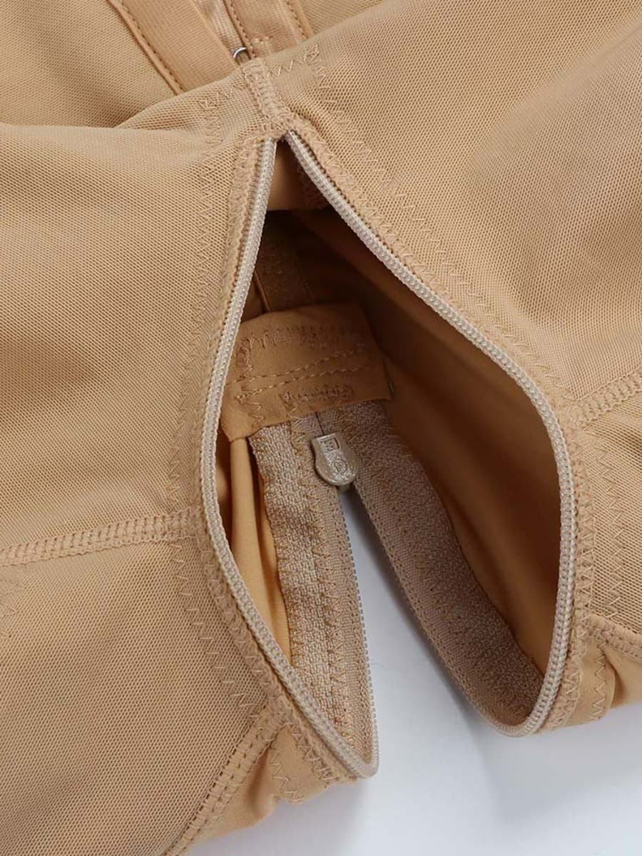 Gaine grande taille à dentelle et maintien abdominal