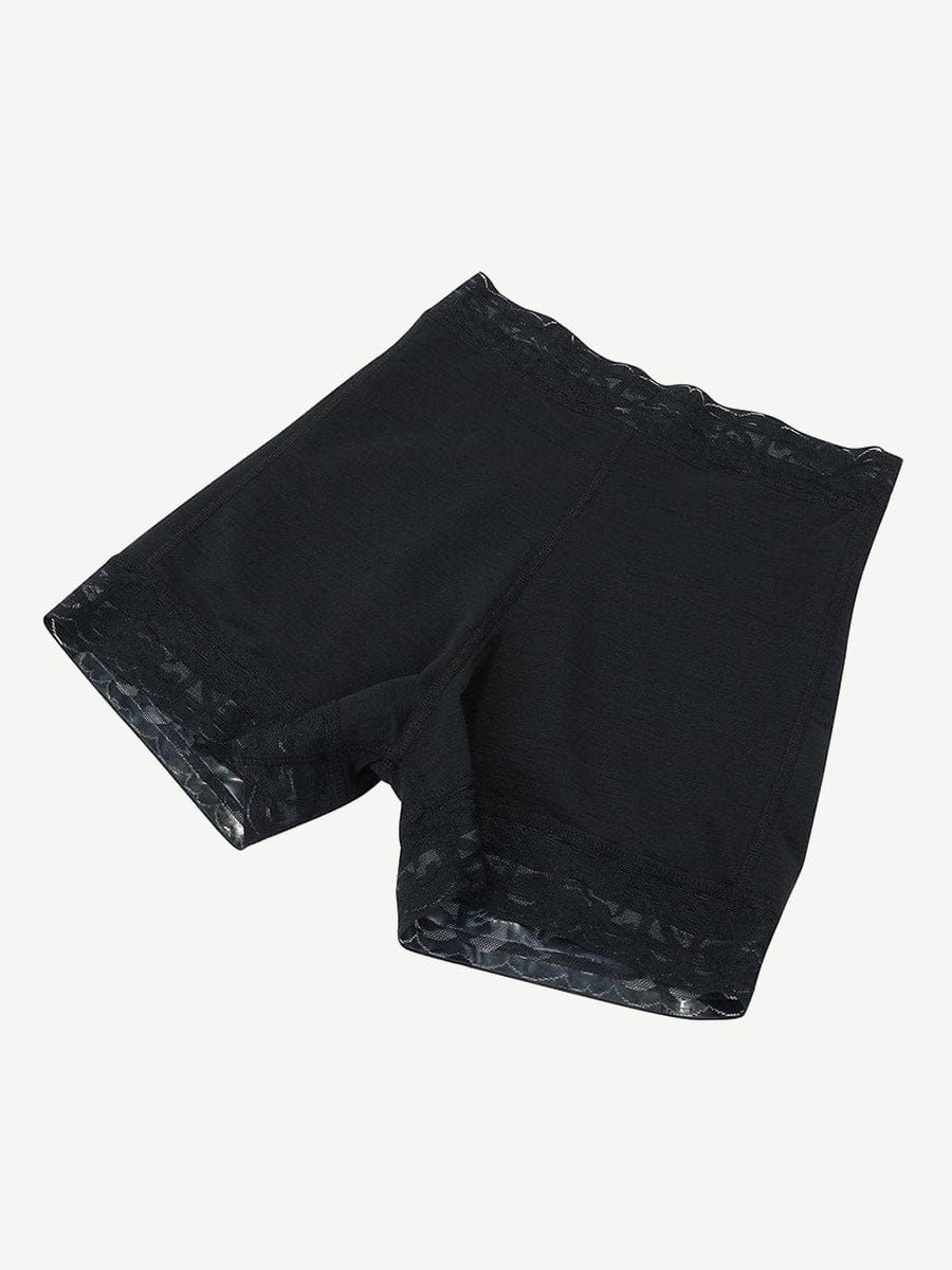 Culotte gainante taille haute à dentelle