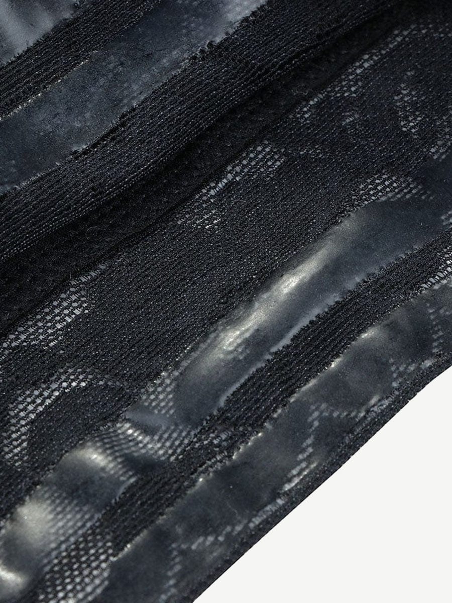 Culotte gainante taille haute à dentelle