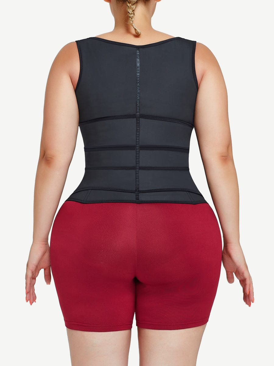 MT200088 — Gilet gainant en latex avec trois sangles