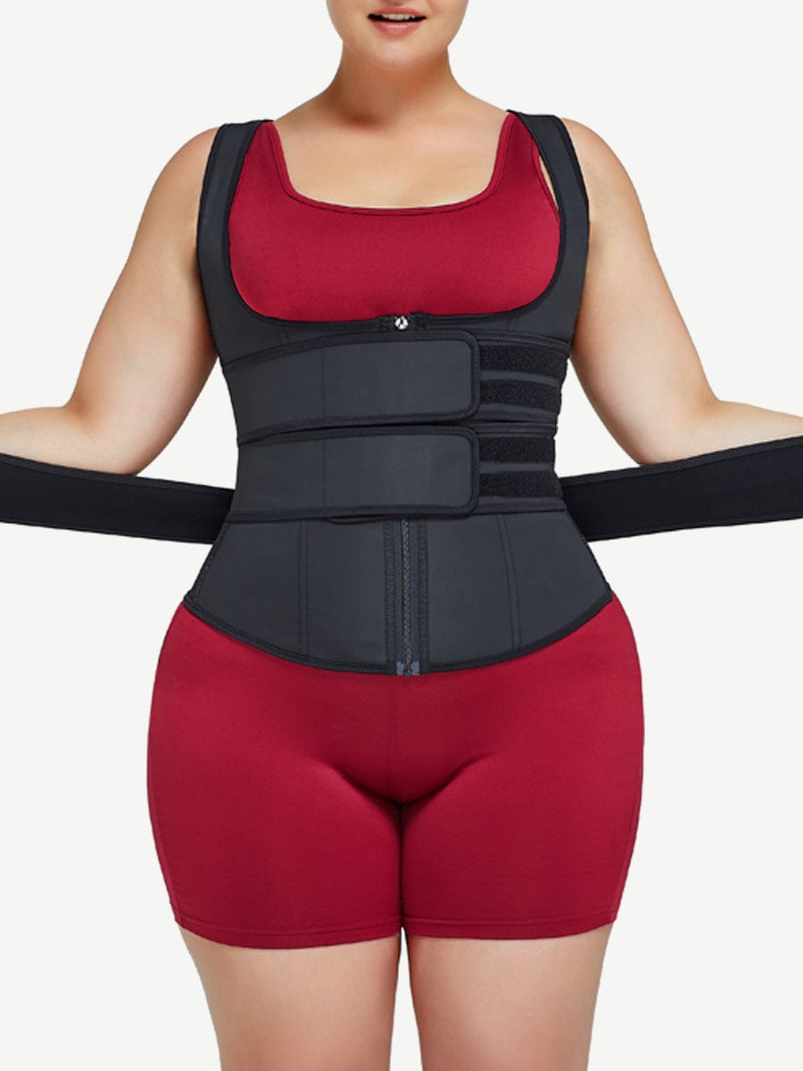 MT200088 — Gilet gainant en latex avec trois sangles