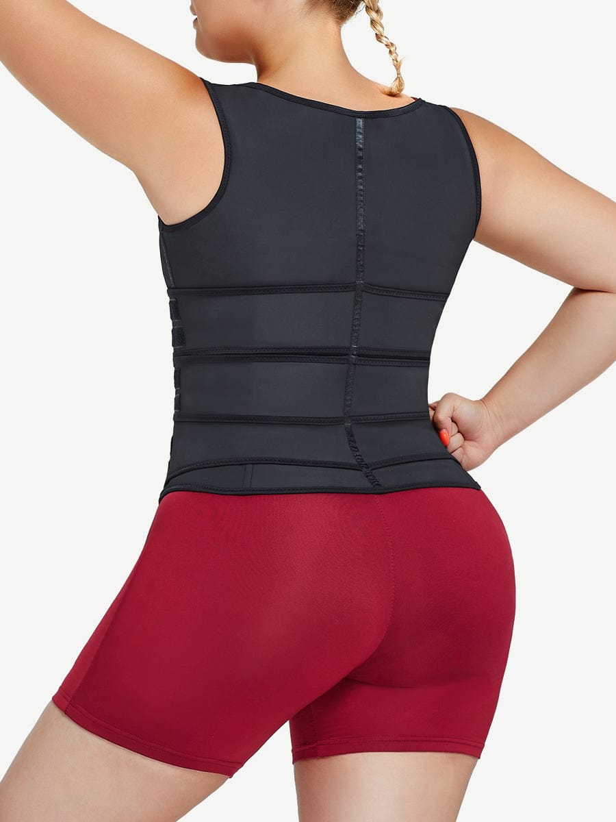 MT200088 — Gilet gainant en latex avec trois sangles