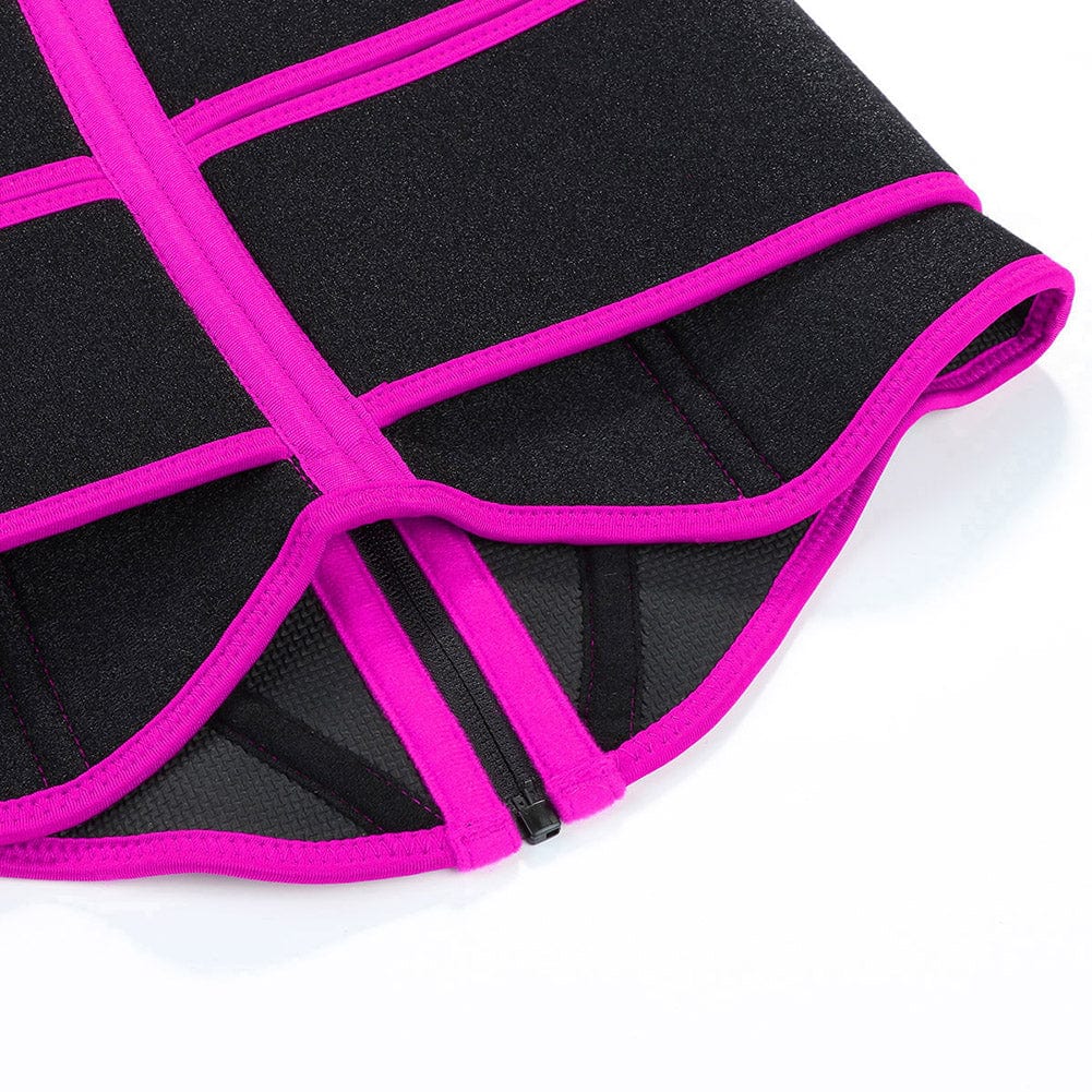 MT200113 — Neoprene Zip Waist Trainer with Three Belts