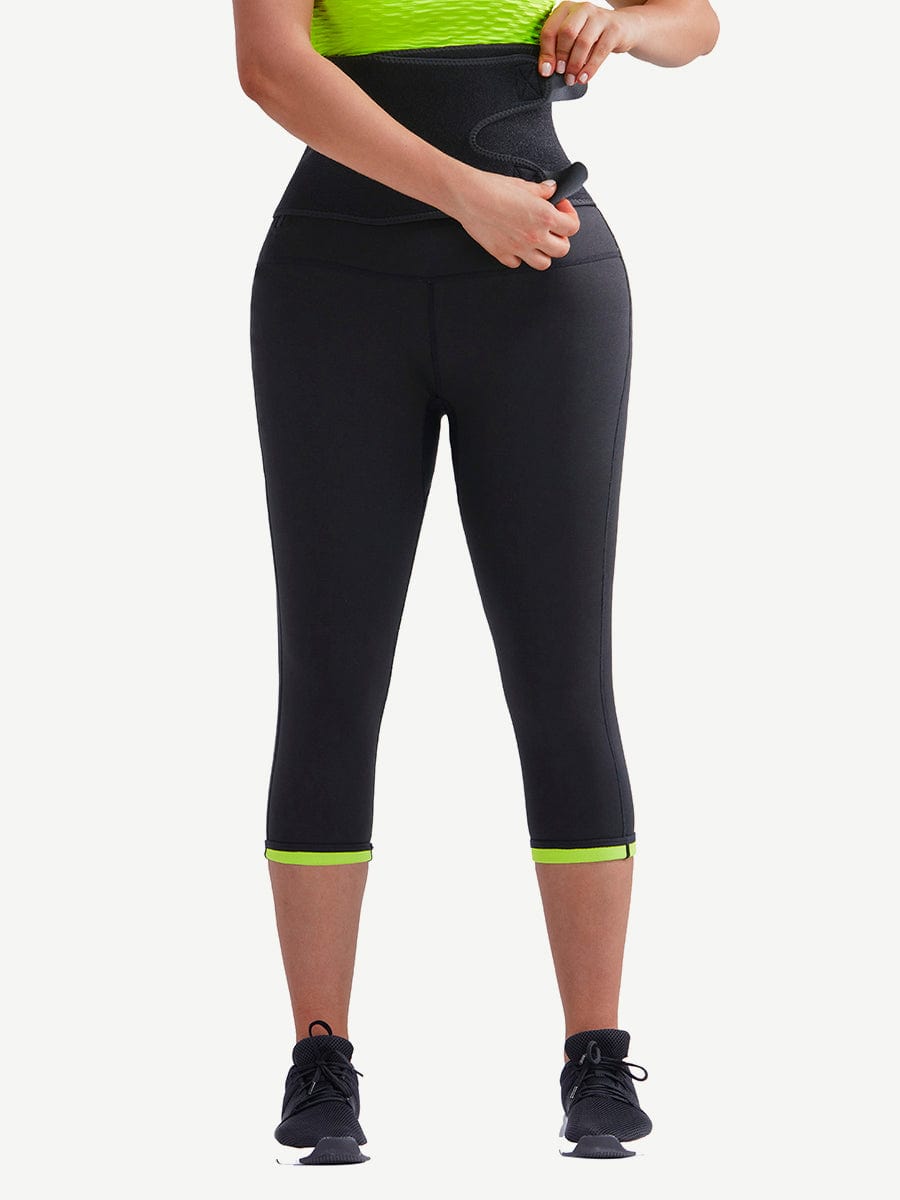 MT200131 — Plus-Size Neoprene Shaping Pants with Belt