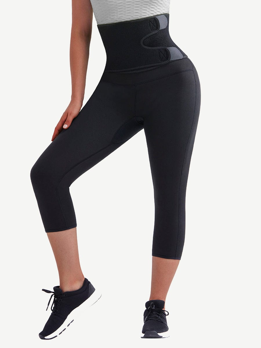 MT200131 — Plus-Size Neoprene Shaping Pants with Belt