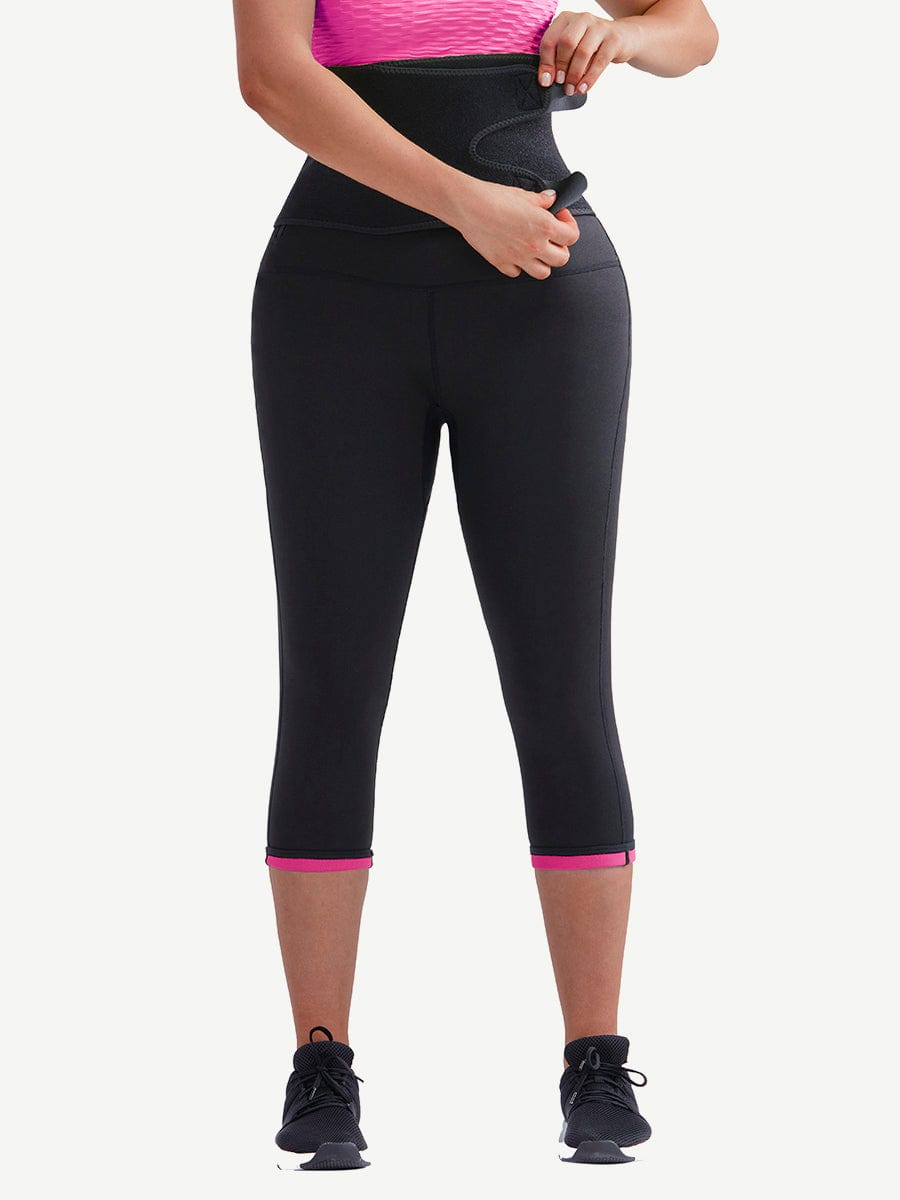 MT200131 — Plus-Size Neoprene Shaping Pants with Belt