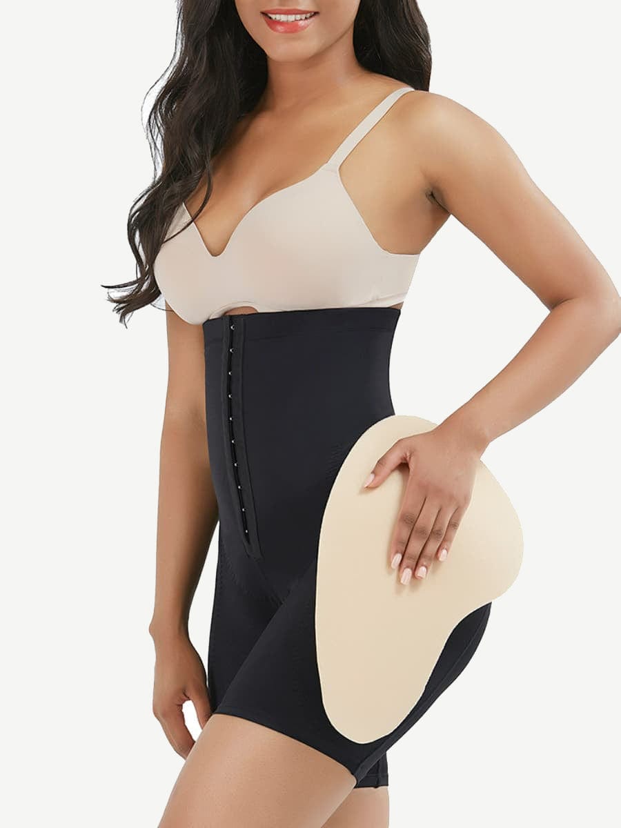 MT200151 — Gaine taille haute avec maintien abdominal et coussinets de hanches amovibles