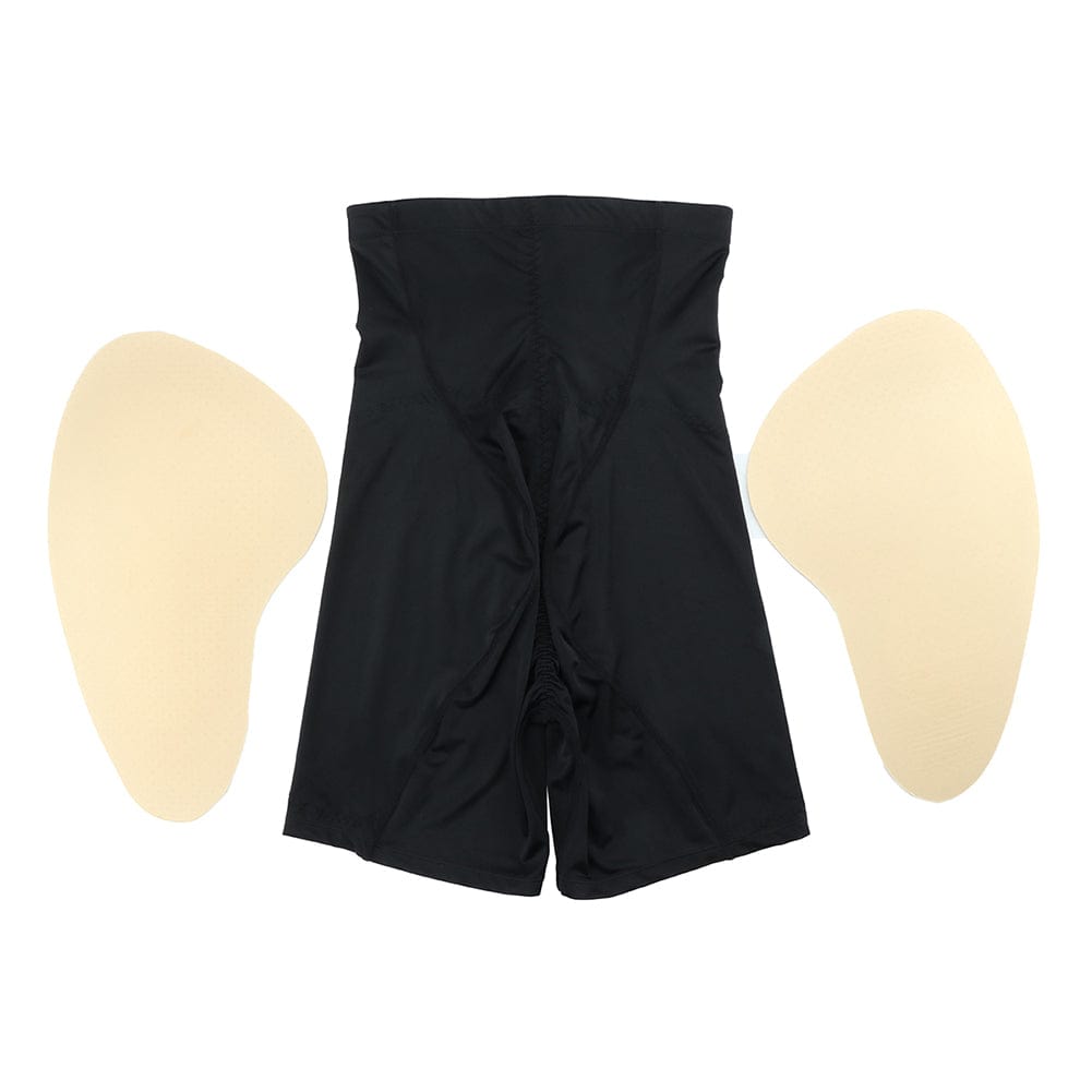 MT200151 — Gaine taille haute avec maintien abdominal et coussinets de hanches amovibles