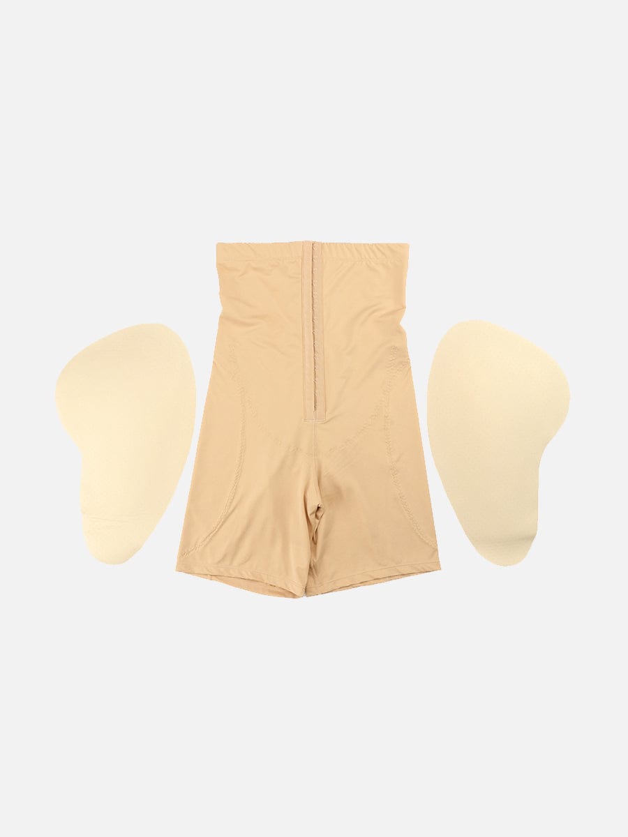 MT200151 — Gaine taille haute avec maintien abdominal et coussinets de hanches amovibles