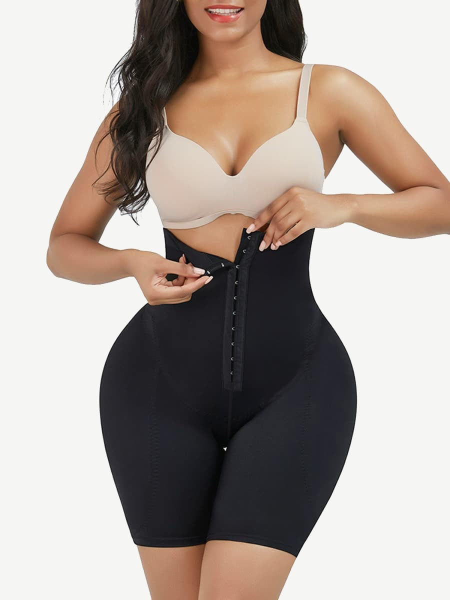 MT200151 — Gaine taille haute avec maintien abdominal et coussinets de hanches amovibles