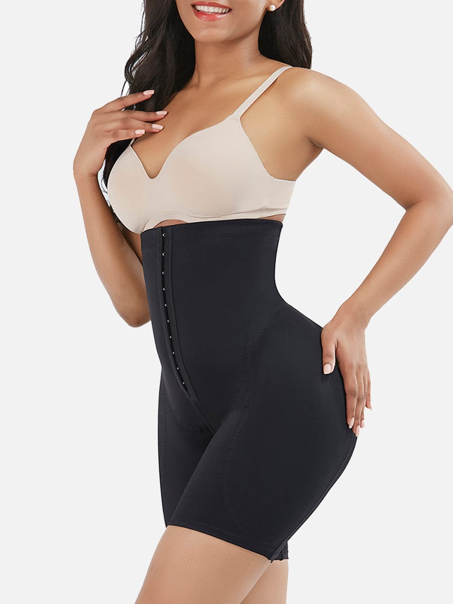MT200151 — Gaine taille haute avec maintien abdominal et coussinets de hanches amovibles