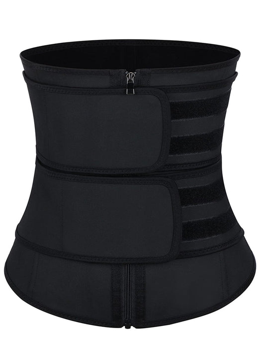 MT200171 — Waist Cincher with 7 Steel Bones and Double Belts